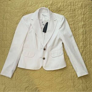 New York & Company White Blazer